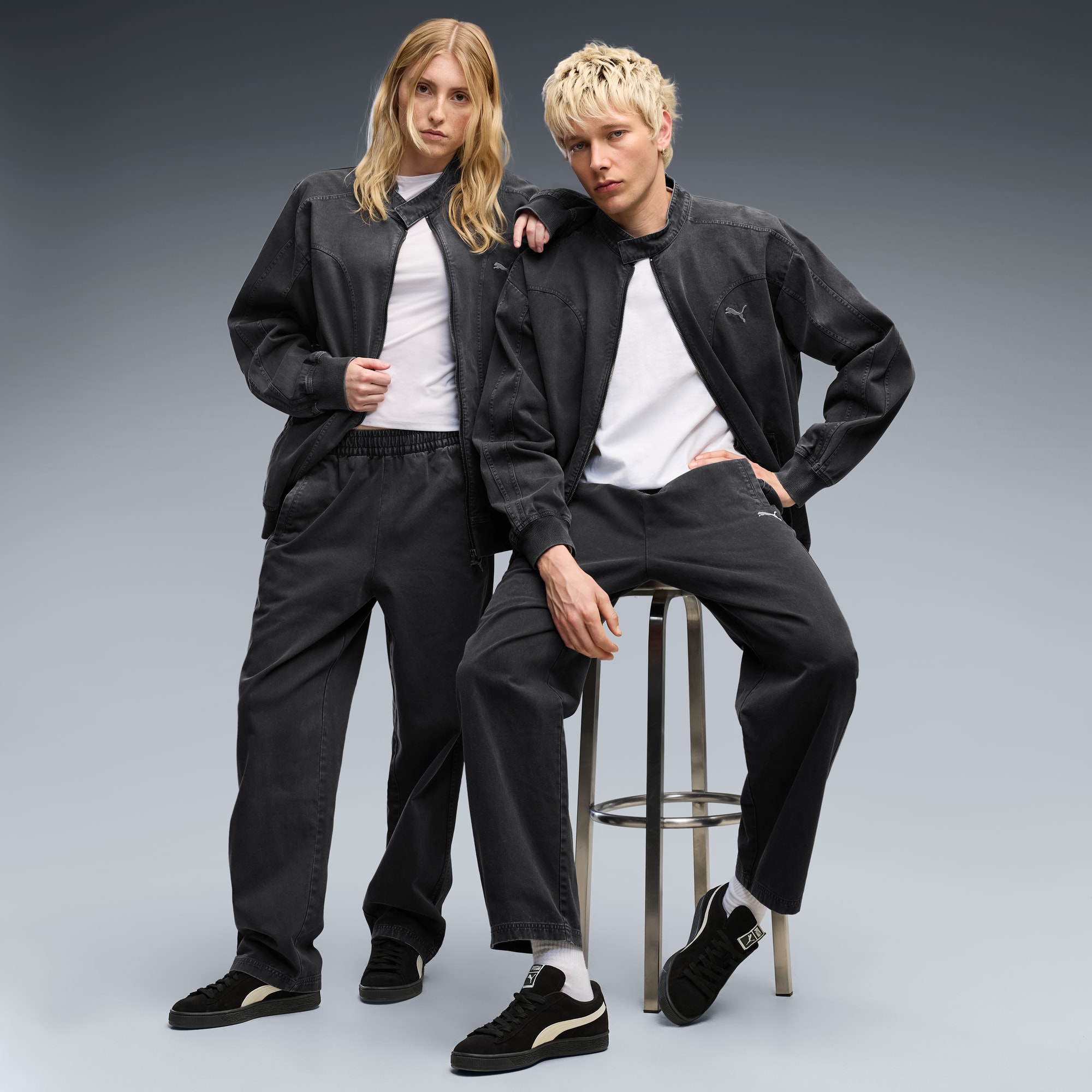 Suede Charles F. Stead VI Sneakers Unisex – PUMA Black-Alpine Snow