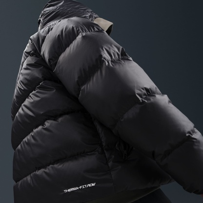 Nike Windrunner Men's Down Jacket – Black/Black/White