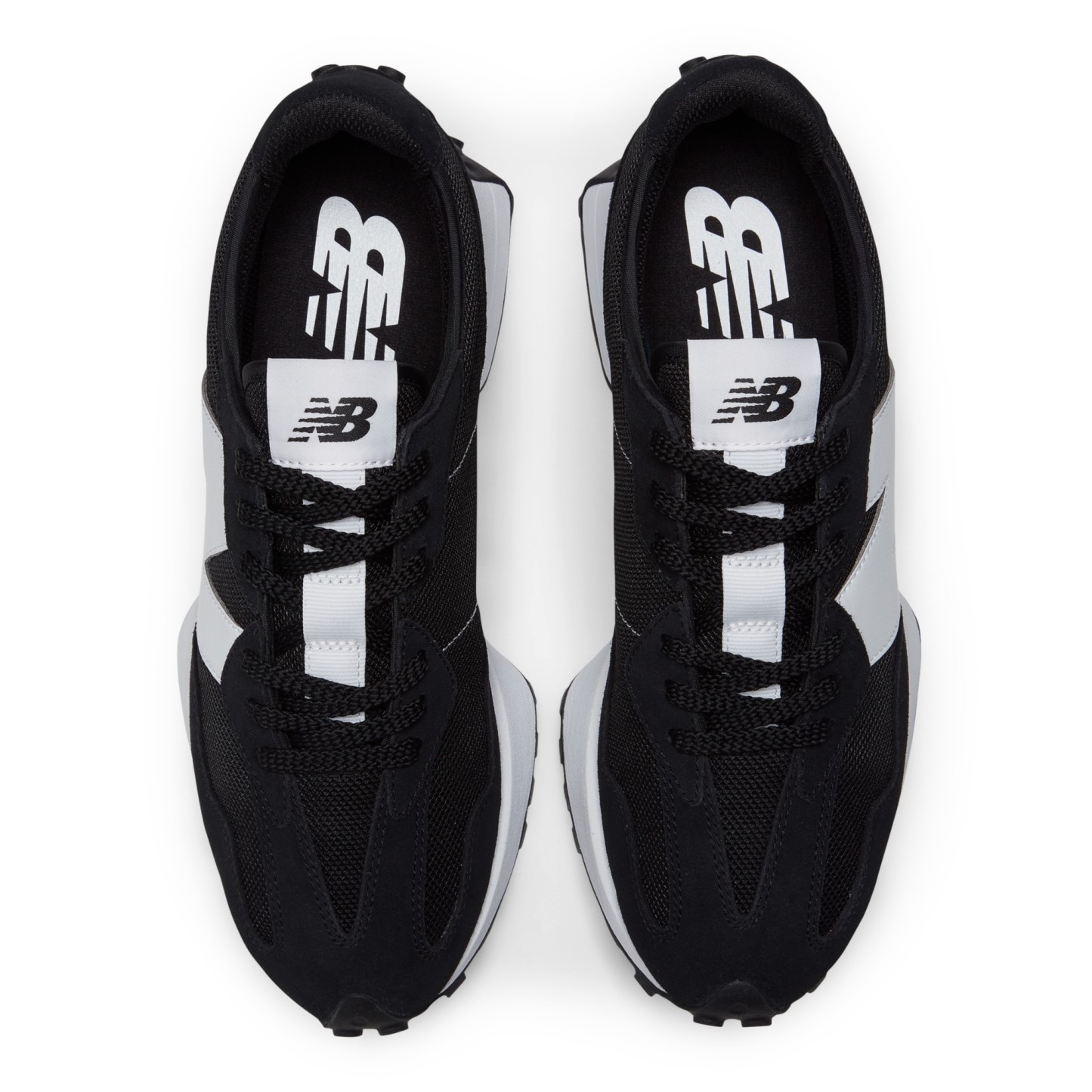 327 – BLACK with WHITE