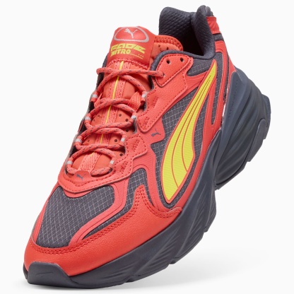 PUMA Fade Ripstop Sneakers Unisex – Red Glamour-Galactic Gray-Lemon Crush