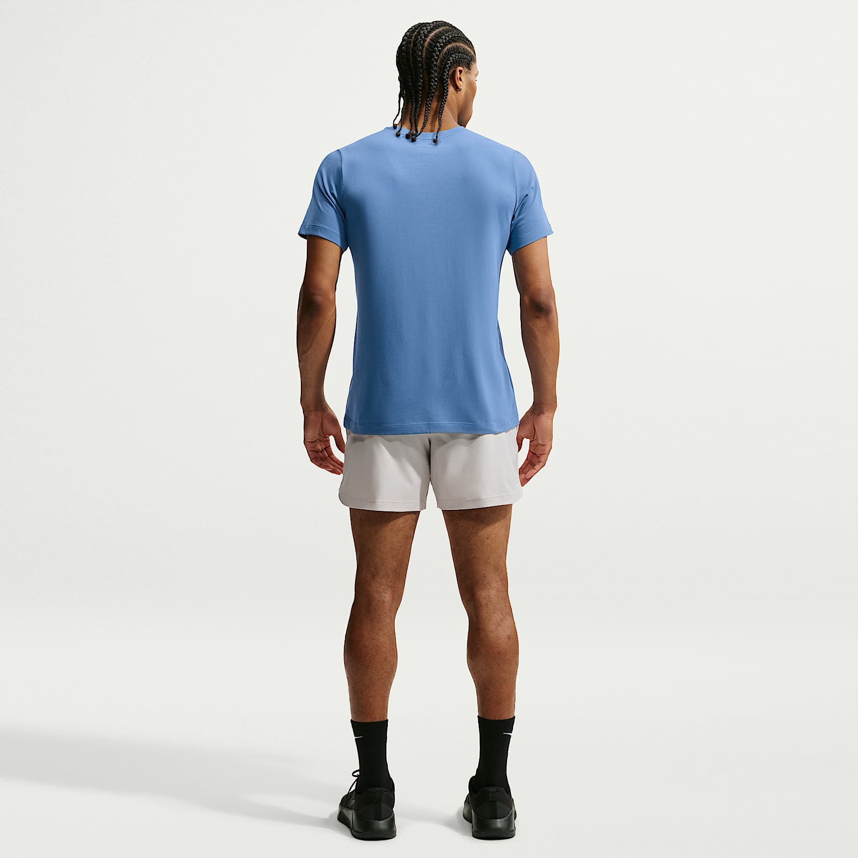 Nike Pro Men's Dri-FIT T-Shirt – Indigo Storm/White