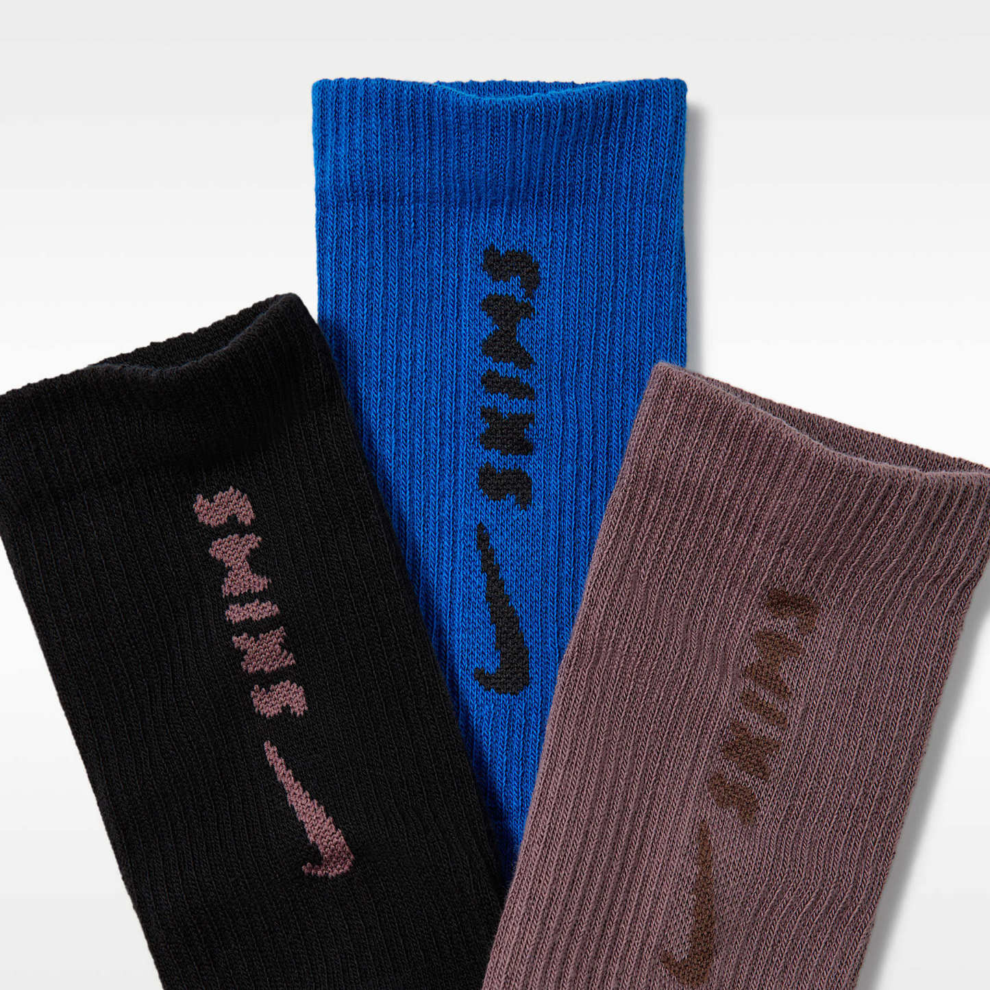 NikeSKIMS Dri-FIT Women's Dri-FIT Crew Socks (3 Pairs) – Multi-Colour