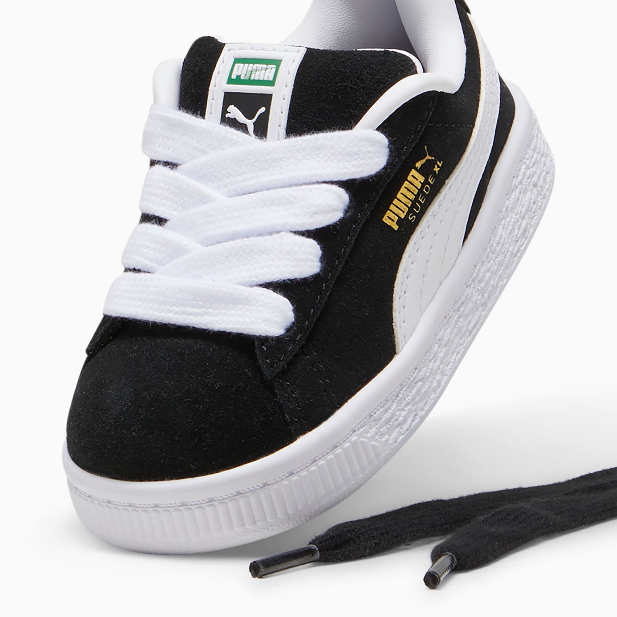 Suede XL Toddlers' Sneakers – PUMA Black-PUMA White