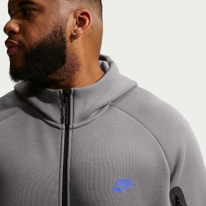 Nike Tech Men's Fleece Windrunner Full-Zip Jacket – Pencil Point/Medium Ash/College Grey/Sapphire