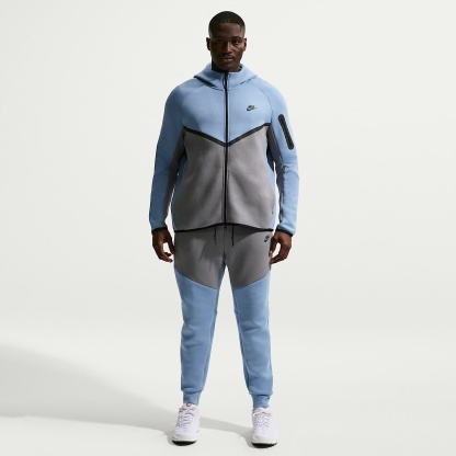 Nike Tech Men's Fleece Joggers – Work Blue/Cool Grey/Black