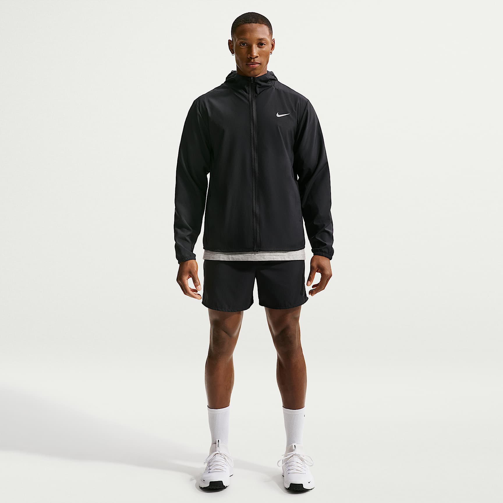 Nike Form Men's Dri-FIT Hooded Versatile Jacket – Black