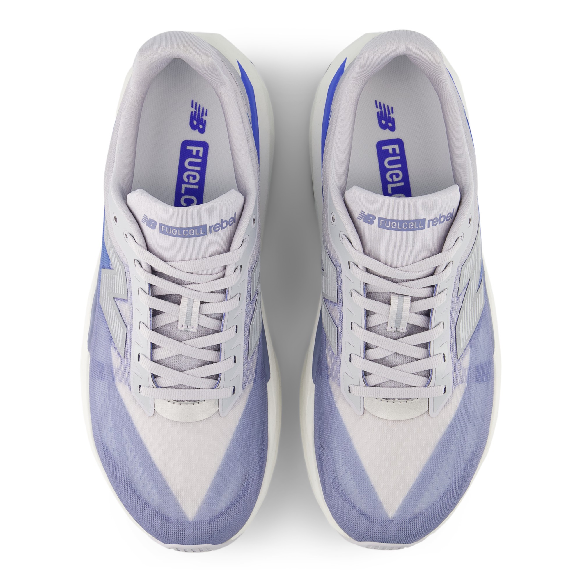 Cool Skies FuelCell Rebel v5 – PEARL GREY with DUSK SHOWER and BLUE BIRD