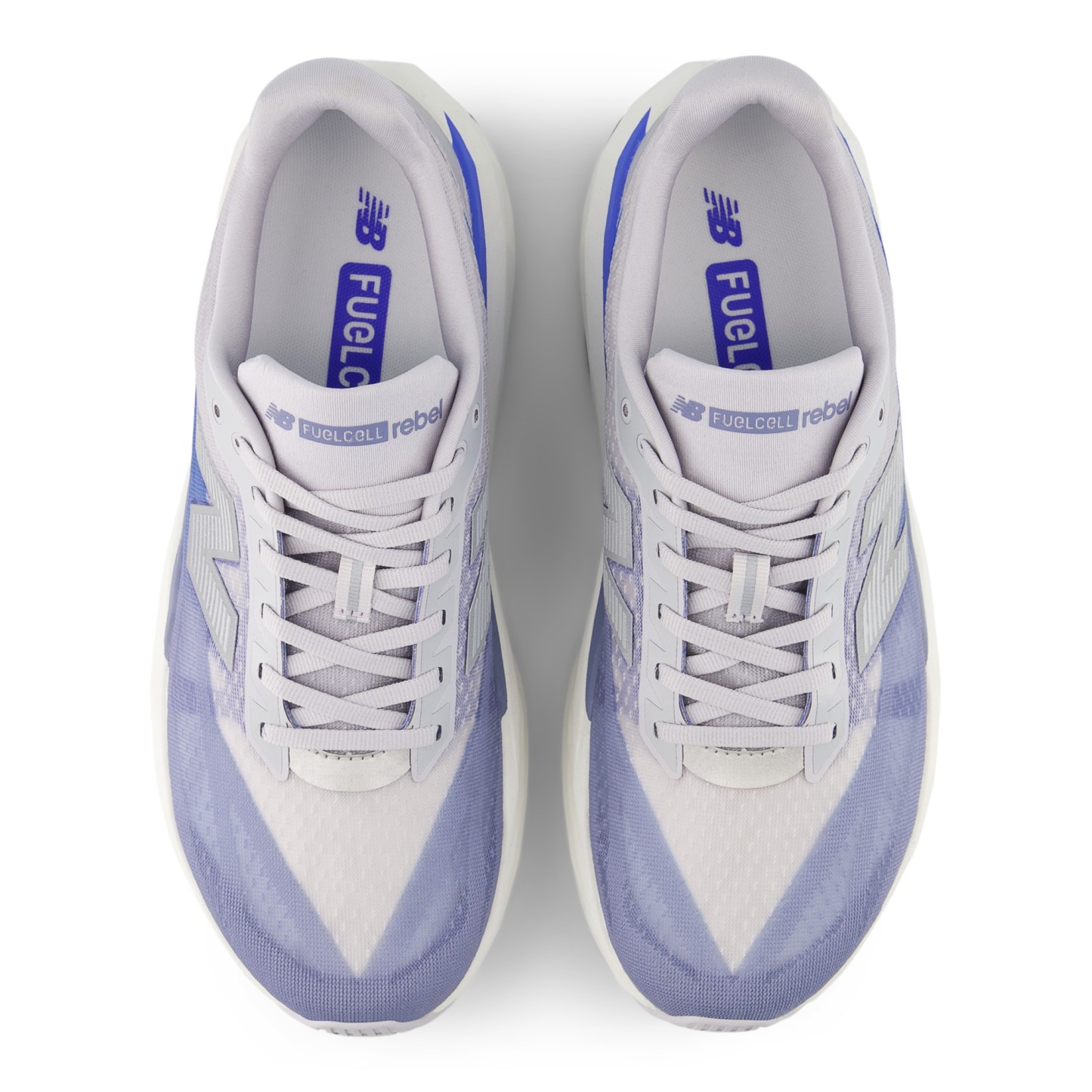 Cool Skies FuelCell Rebel v5 – PEARL GREY with DUSK SHOWER and BLUE BIRD