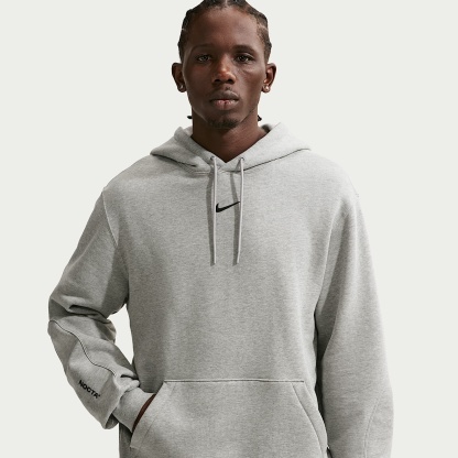 NOCTA Fleece CS Hoodie 2 – Dark Grey Heather/Matte Silver/Black