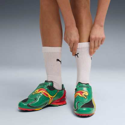 PUMA x AHLUWALIA V-S1 Sneakers Unisex – Archive Green-Yellow Sizzle-PUMA Black-Candy Apple