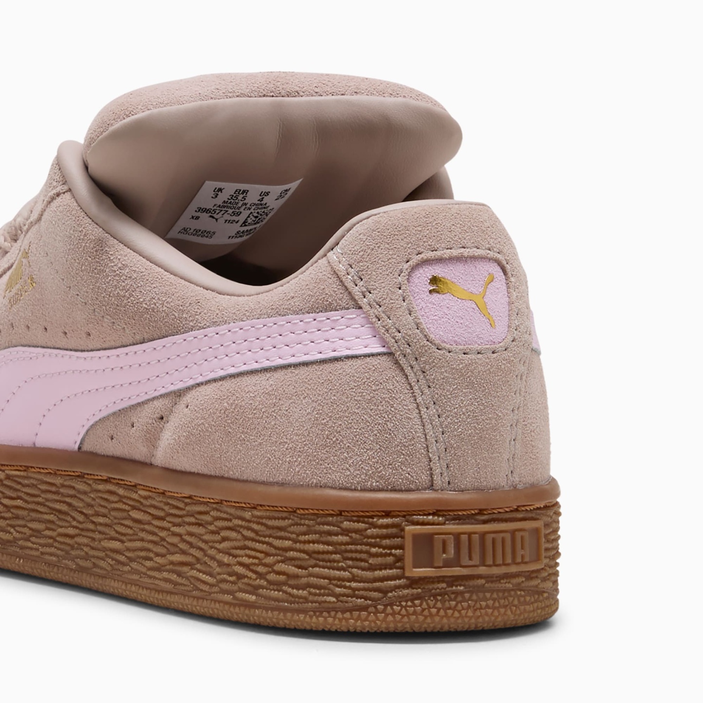 Suede XL Youth Sneakers – Rose Latte-Pearl Pink