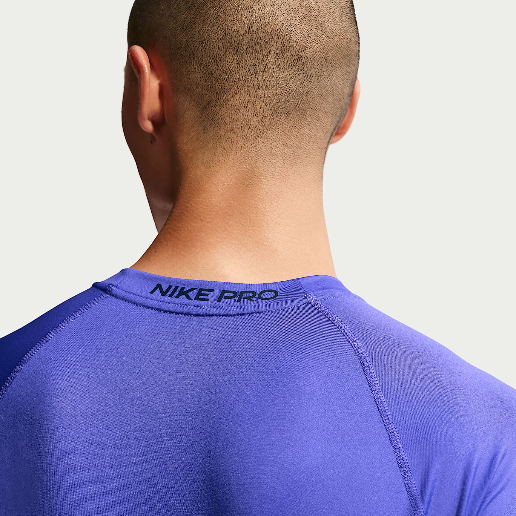 Nike Pro Men's Dri-FIT Tight Short-Sleeve Fitness Top – Persian Violet/Black