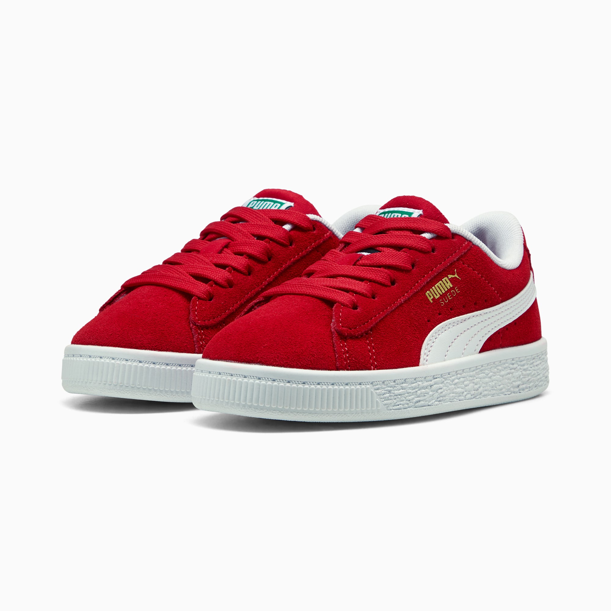 Suede Classic Sneakers Kids – For All Time Red-PUMA White
