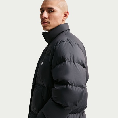 Nike Sportswear Club Men's Therma-FIT Down Puffer Jacket – Black/White