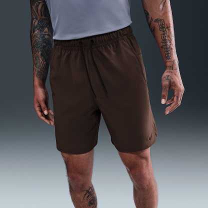 Nike Unlimited Men's Dri-FIT 18cm (approx.) Unlined Versatile Shorts – Baroque Brown/Black/Baroque Brown