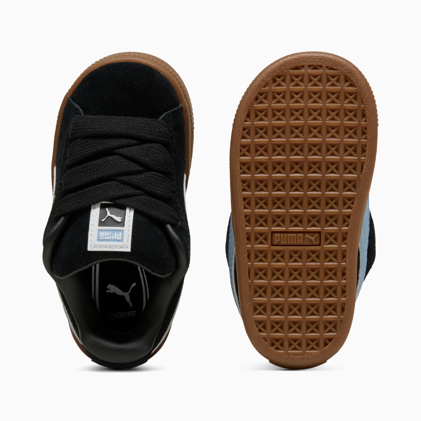 Suede XL Toddlers' Sneakers – PUMA Black-Chambray Blue