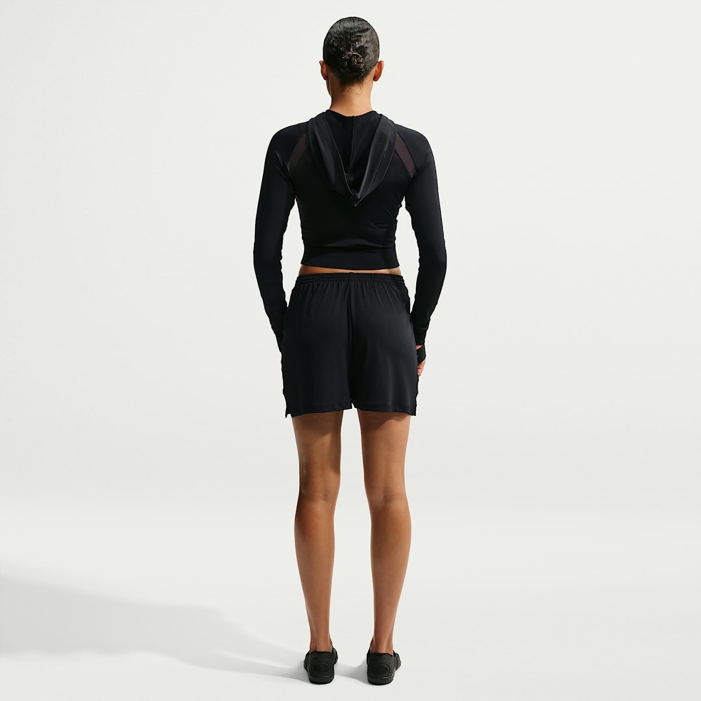 NikeSKIMS Stretch Knit Women's Full-Zip Baby Hoodie – NSKM Obsidian/NSKM Igneous