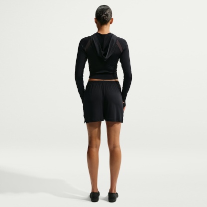 NikeSKIMS Stretch Knit Women's Full-Zip Baby Hoodie – NSKM Obsidian/NSKM Igneous
