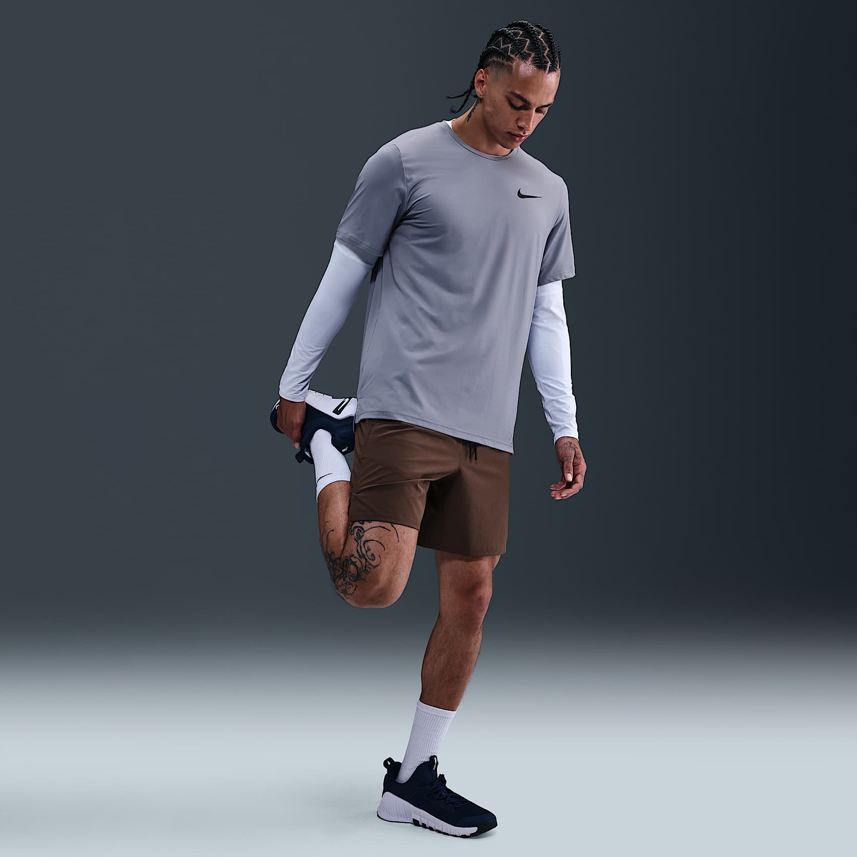 Nike Unlimited Men's Dri-FIT 18cm (approx.) Unlined Versatile Shorts – Baroque Brown/Black/Baroque Brown