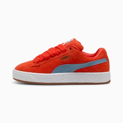 Suede XL Youth Sneakers – Fierce Red-Cool Blue