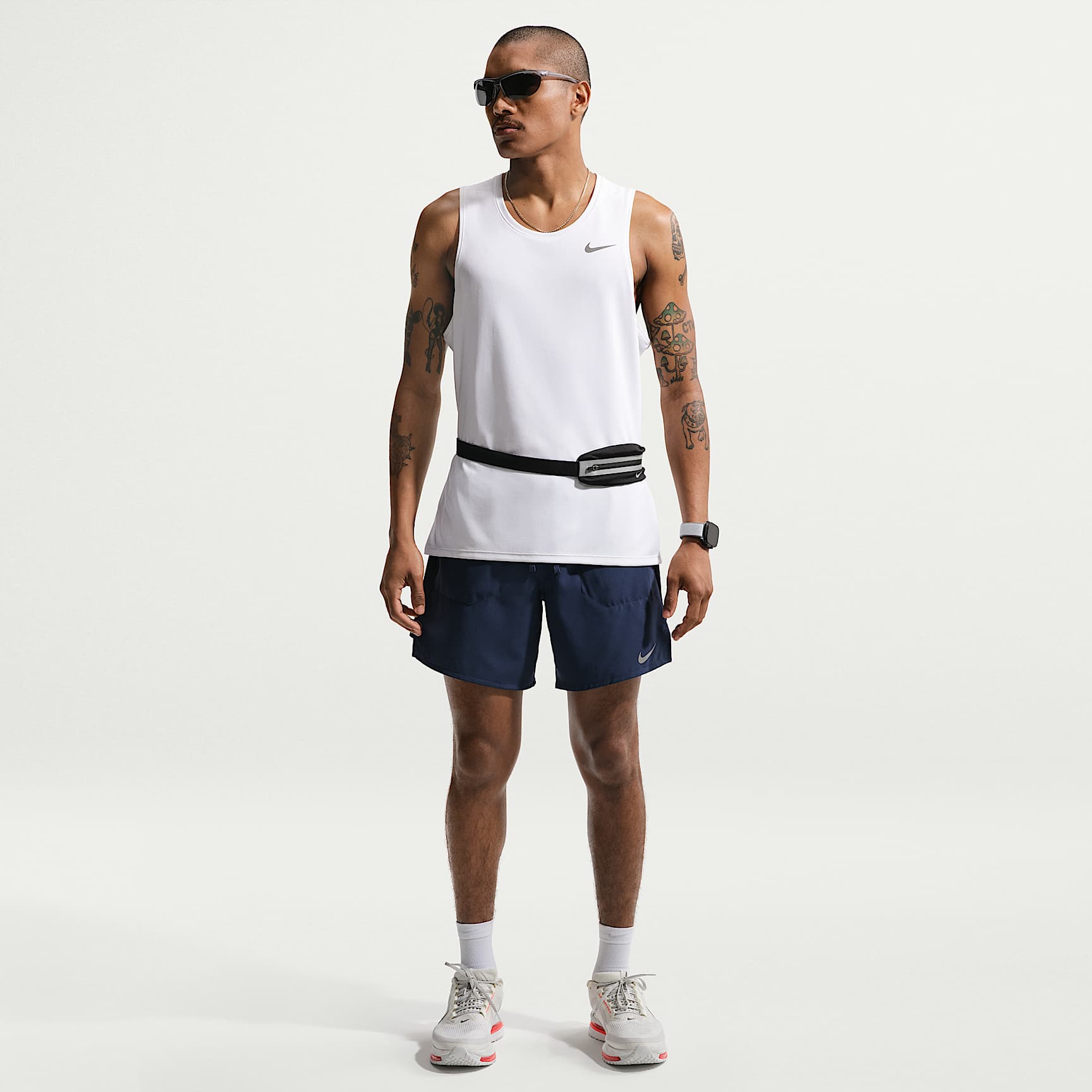 Nike Stride Men's Dri-FIT 18cm (approx.) 2-in-1 Running Shorts – Midnight Navy