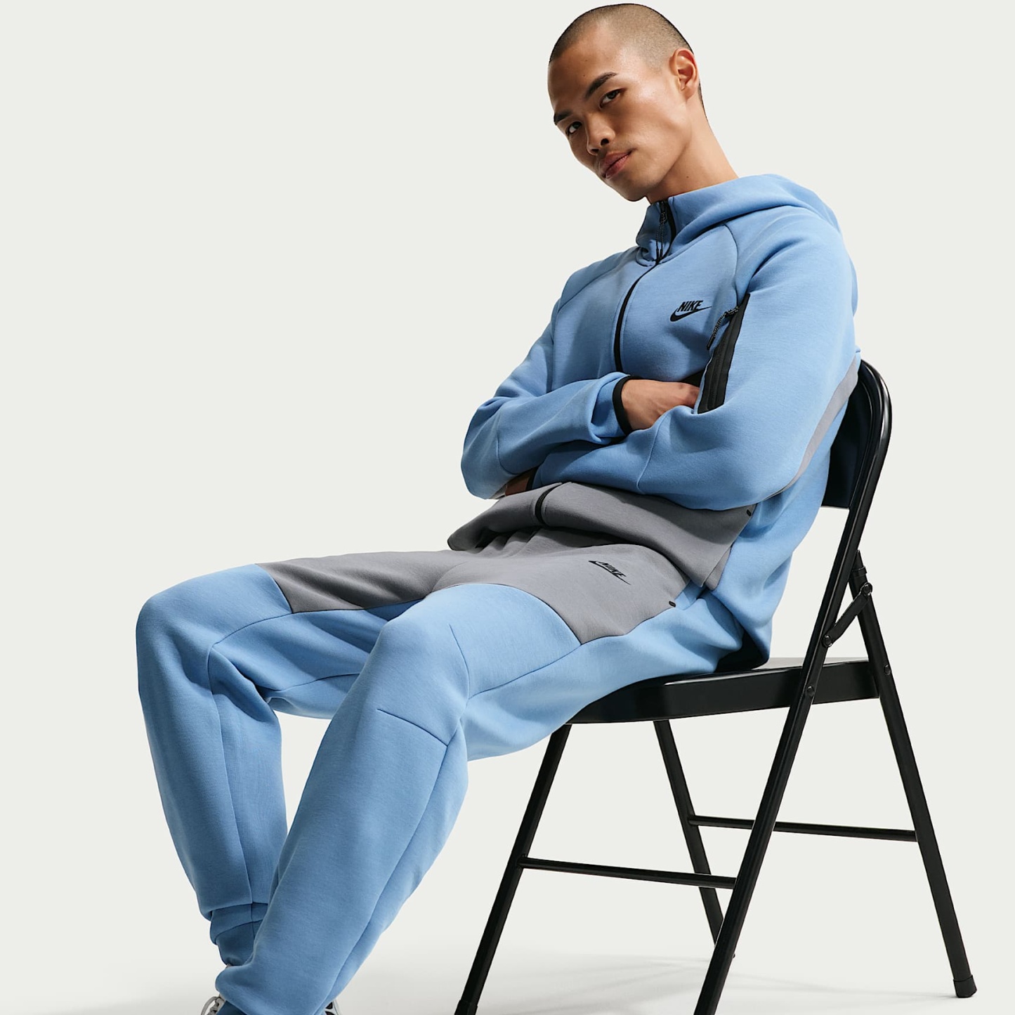Nike Tech Men's Fleece Joggers – Work Blue/Cool Grey/Black