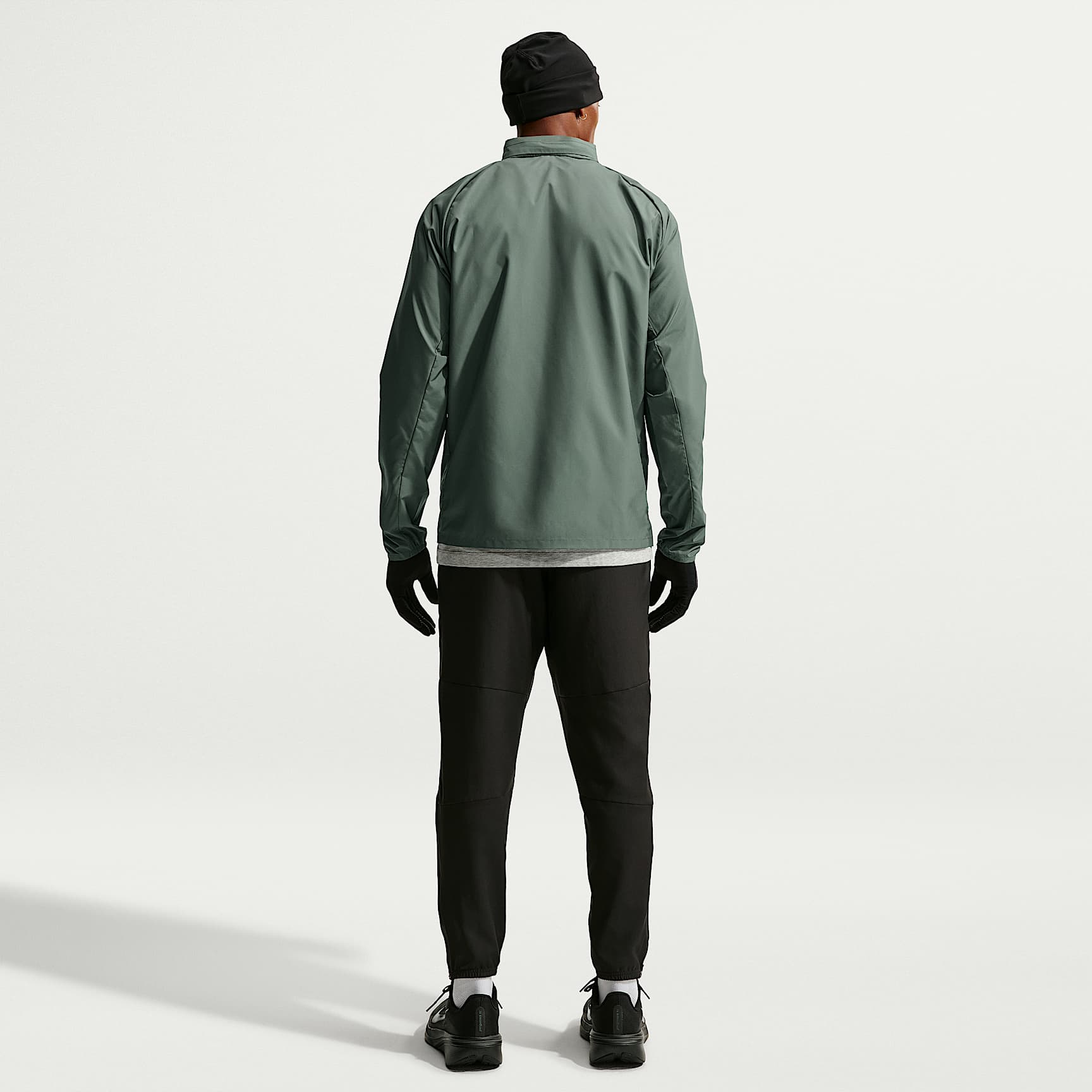 Nike Miler Men's Repel UV Protection Running Jacket – Camo Green/Camo Green
