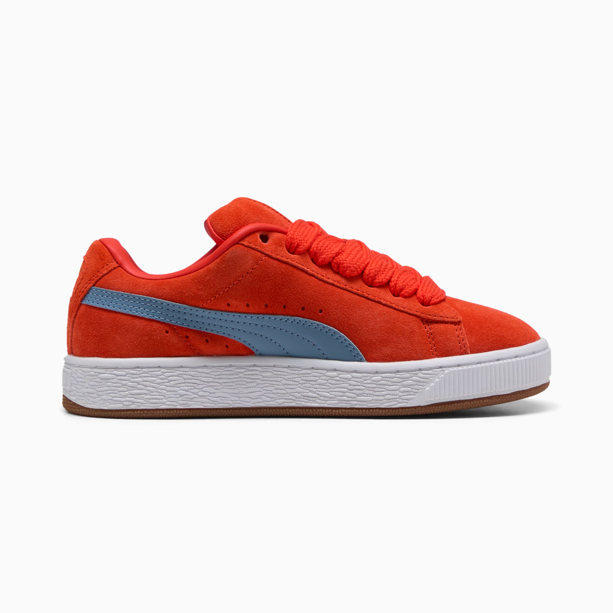 Suede XL Youth Sneakers – Fierce Red-Cool Blue