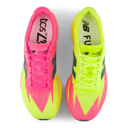 TCS London Marathon SC Elitev5 – ALKALINE GREEN with PINK HEAT