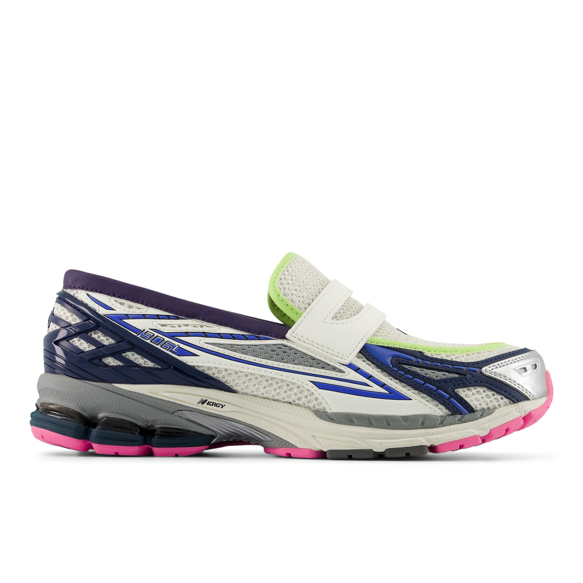 1906L – SILVER METALLIC with NB NAVY and PINK HEAT