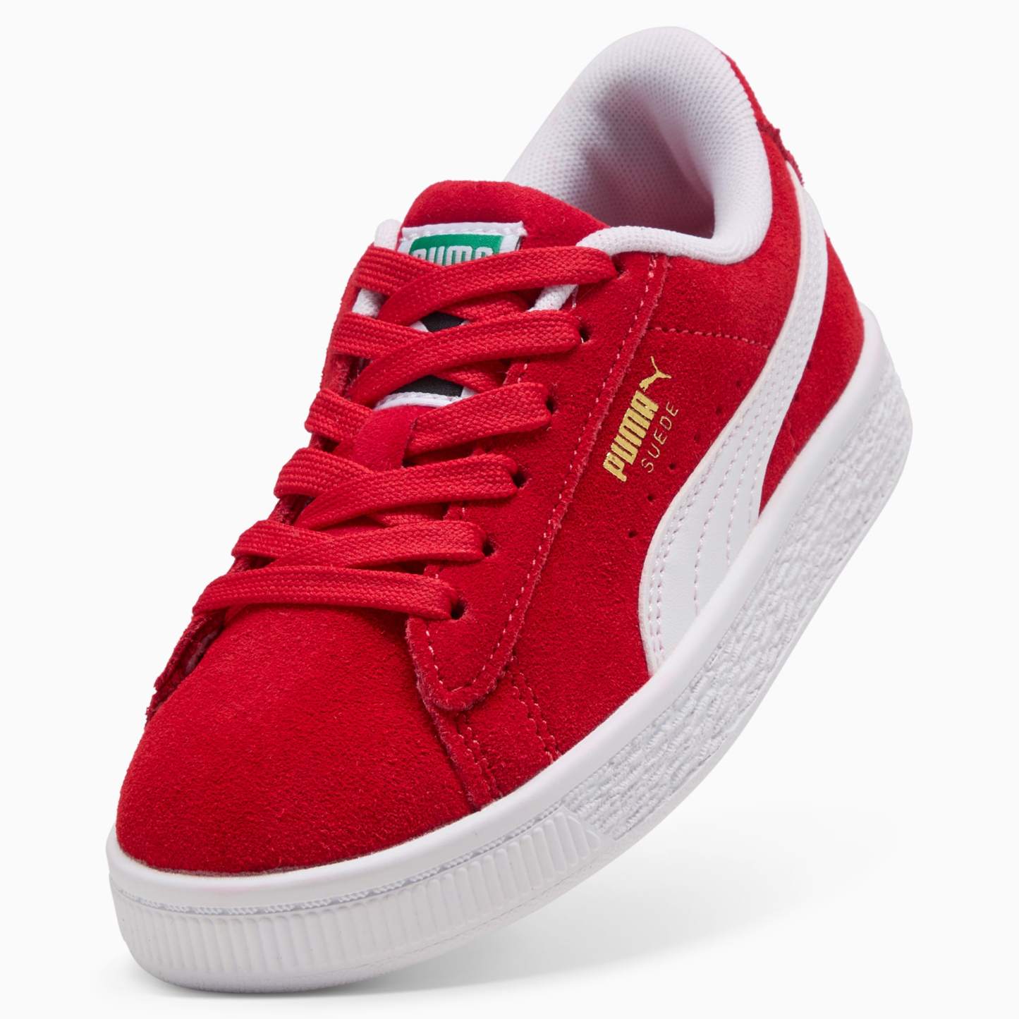 Suede Classic Sneakers Kids – For All Time Red-PUMA White