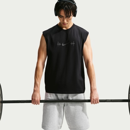 Nike N.A.C. Men's Sleeveless T-Shirt – Black/Team Anthracite
