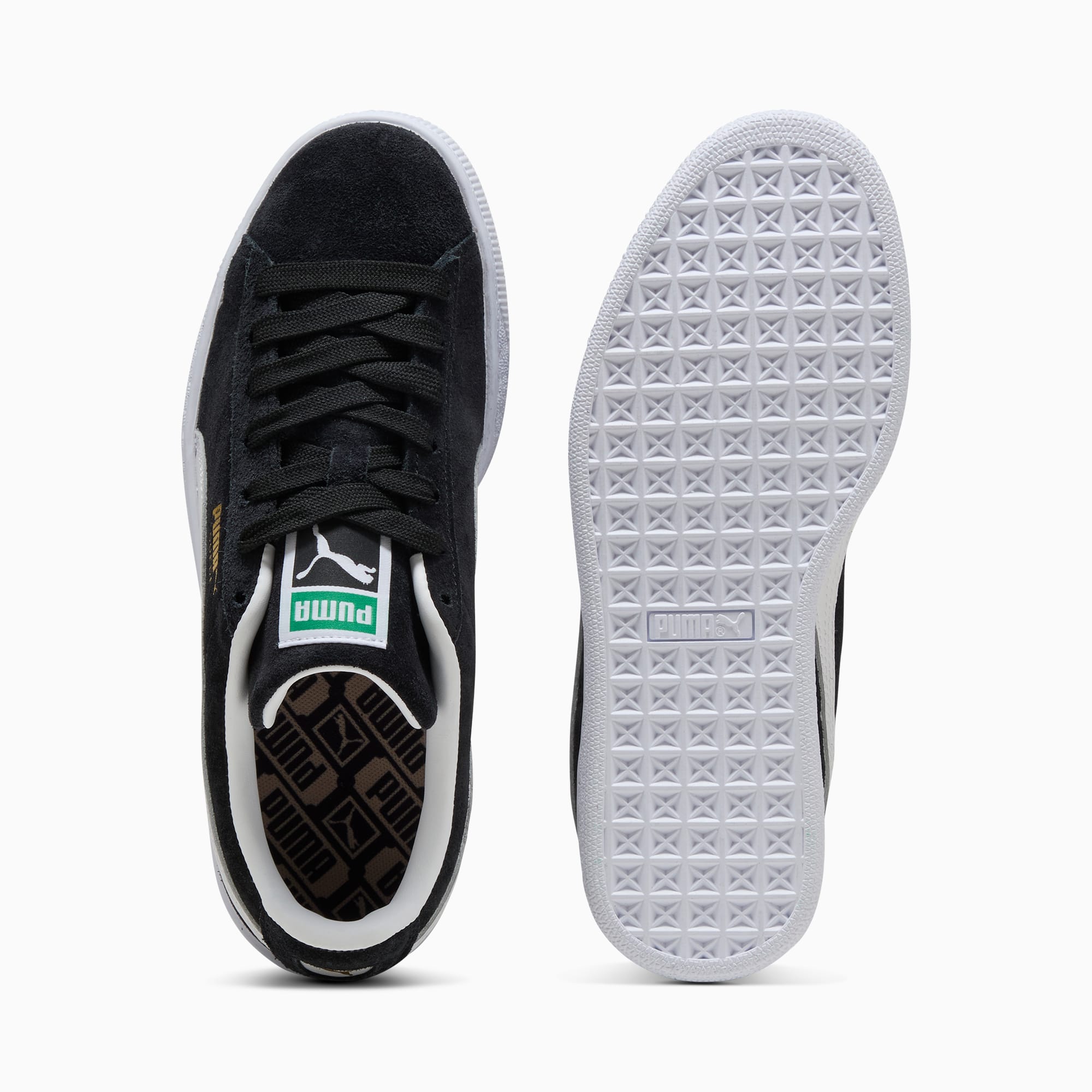 Suede Classic Sneakers Youth – PUMA Black-PUMA White