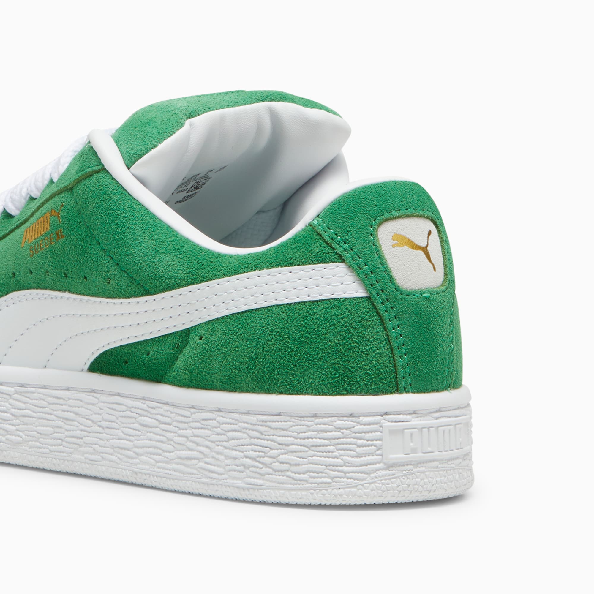 Suede XL Youth Sneakers – Archive Green-PUMA White