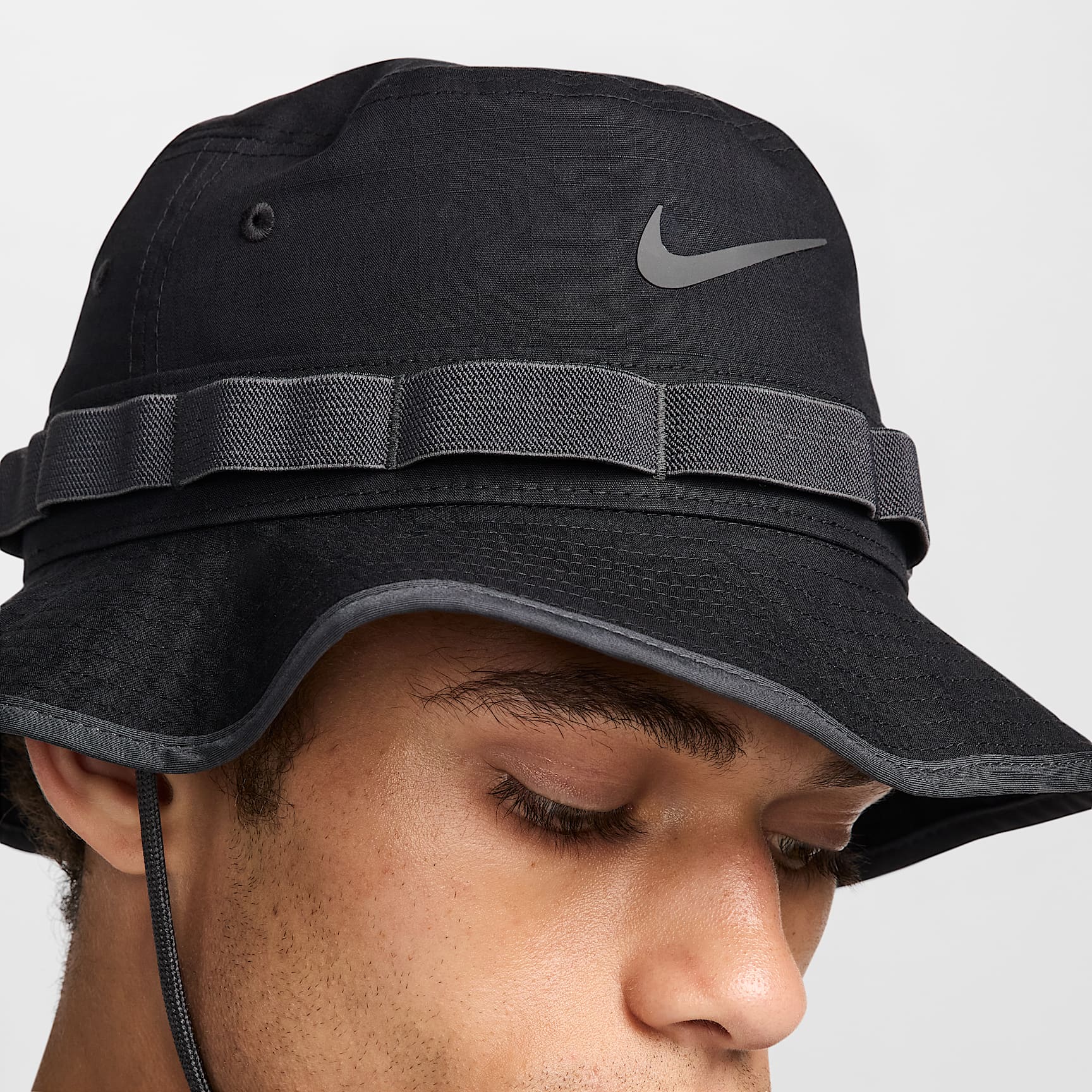 Nike Apex Dri-FIT Bucket Hat – Black/Anthracite/Anthracite/Anthracite
