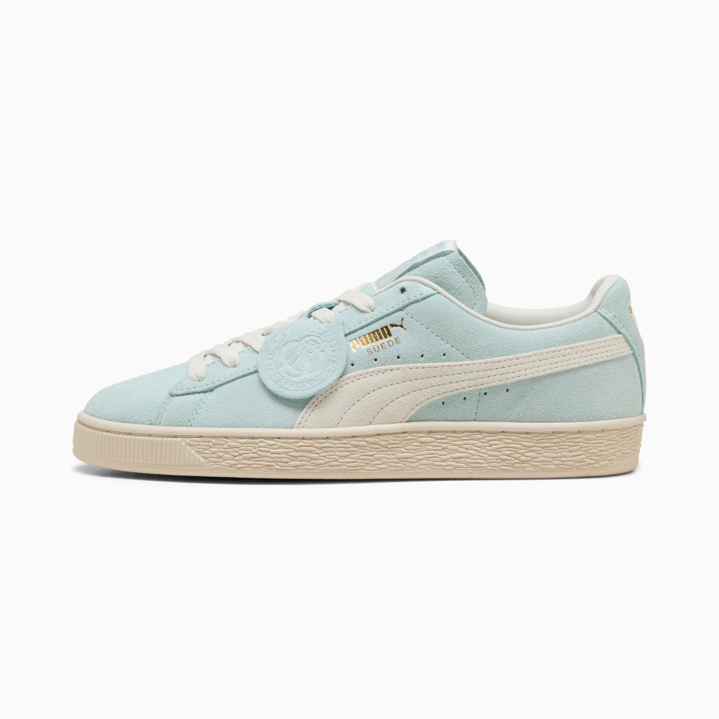 Suede Charles F. Stead II Sneakers Unisex – Green Glimmer-PUMA White
