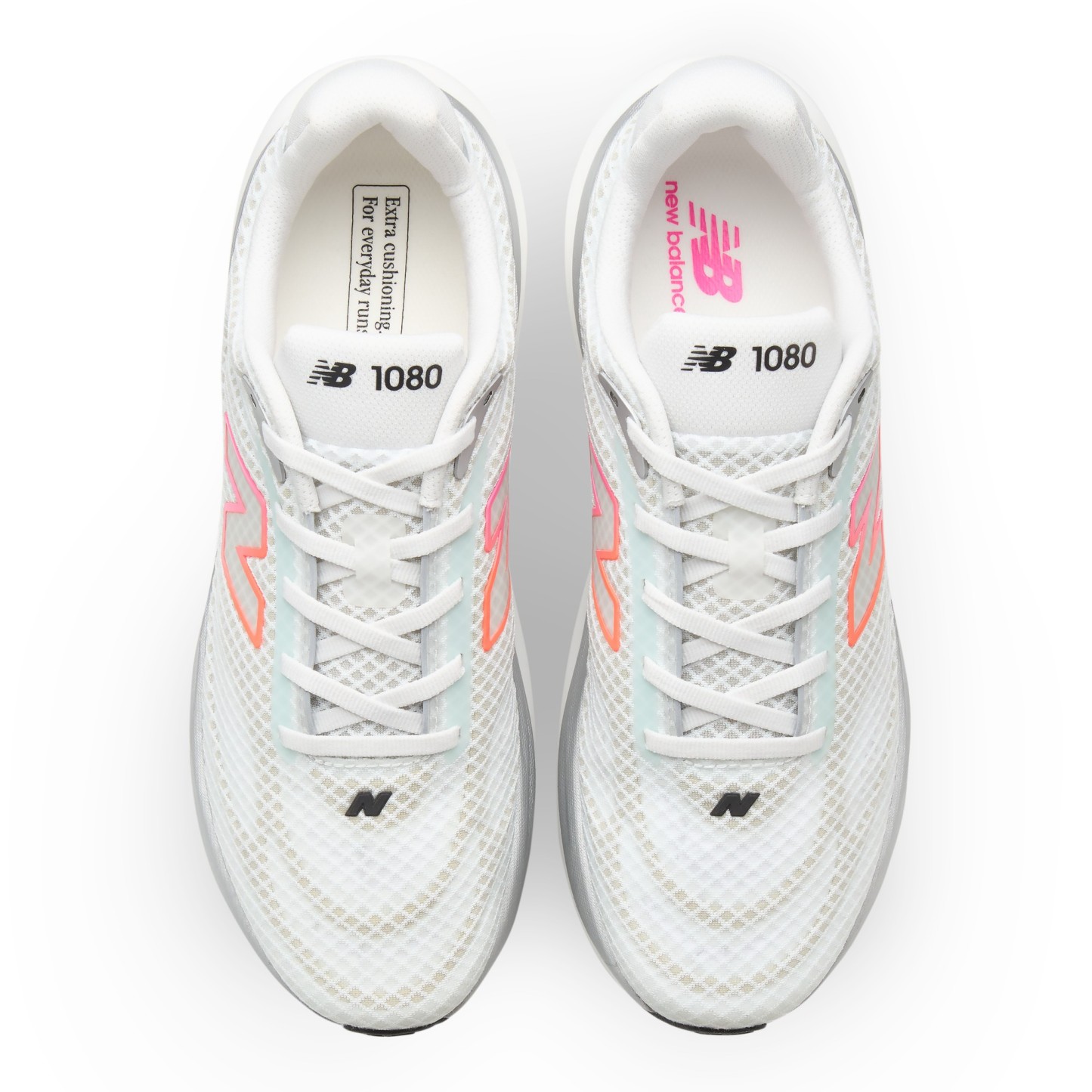 1080v15 Breathe – WHITE with PINK HEAT and TANGERINE HEAT