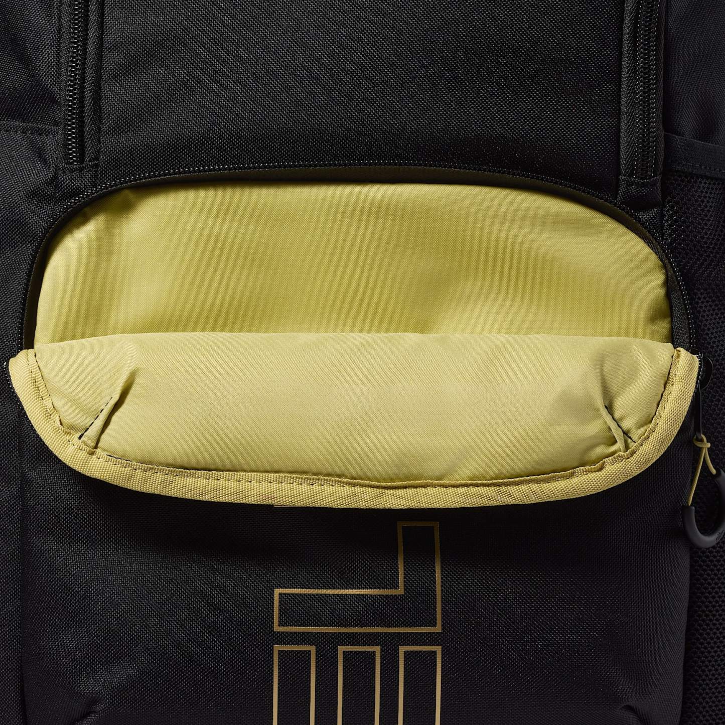 Nike Varsity Elite Backpack (32L) – Black/Black/Metallic Gold