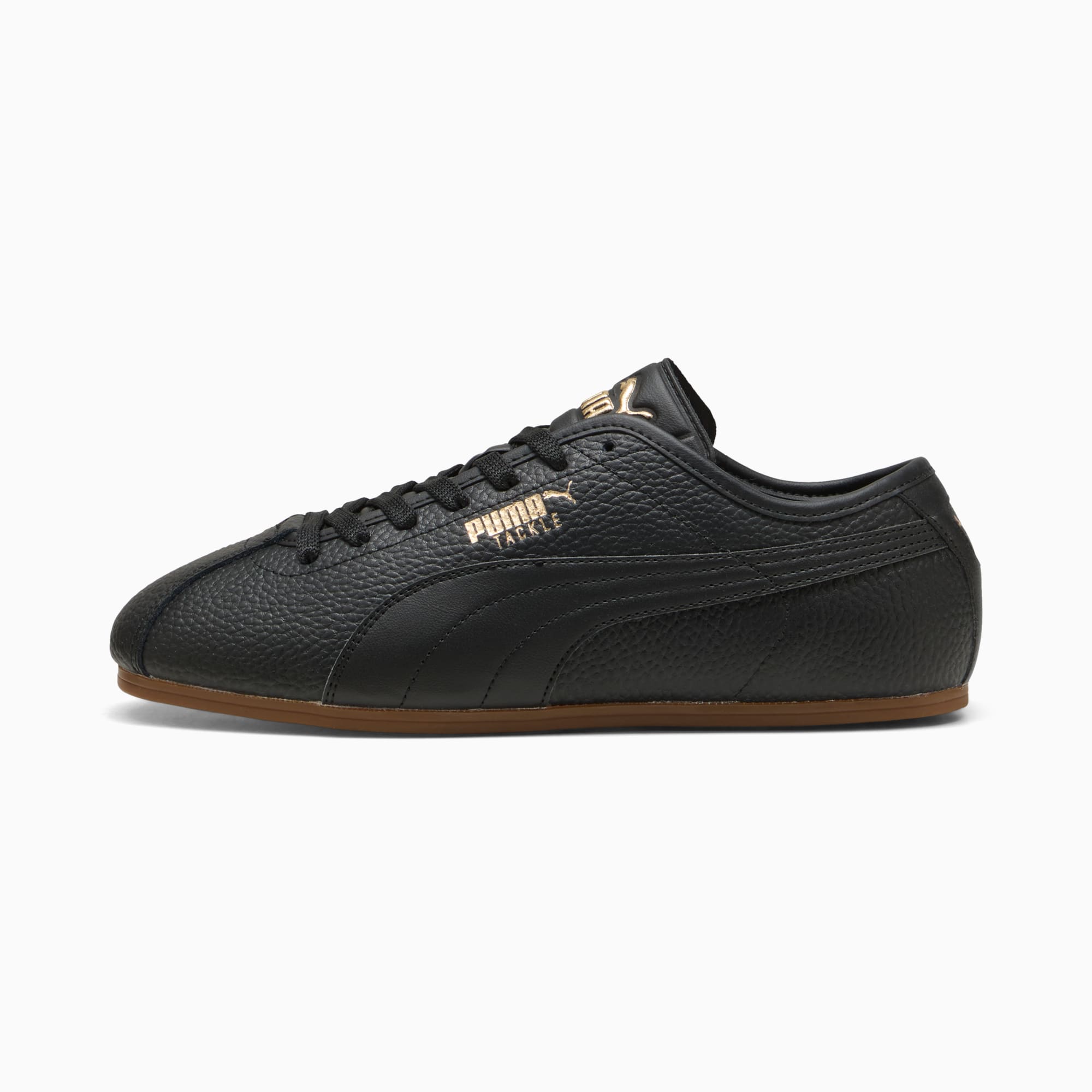 PUMA Tackle L Sneakers Unisex – PUMA Black-PUMA Gold-Gum