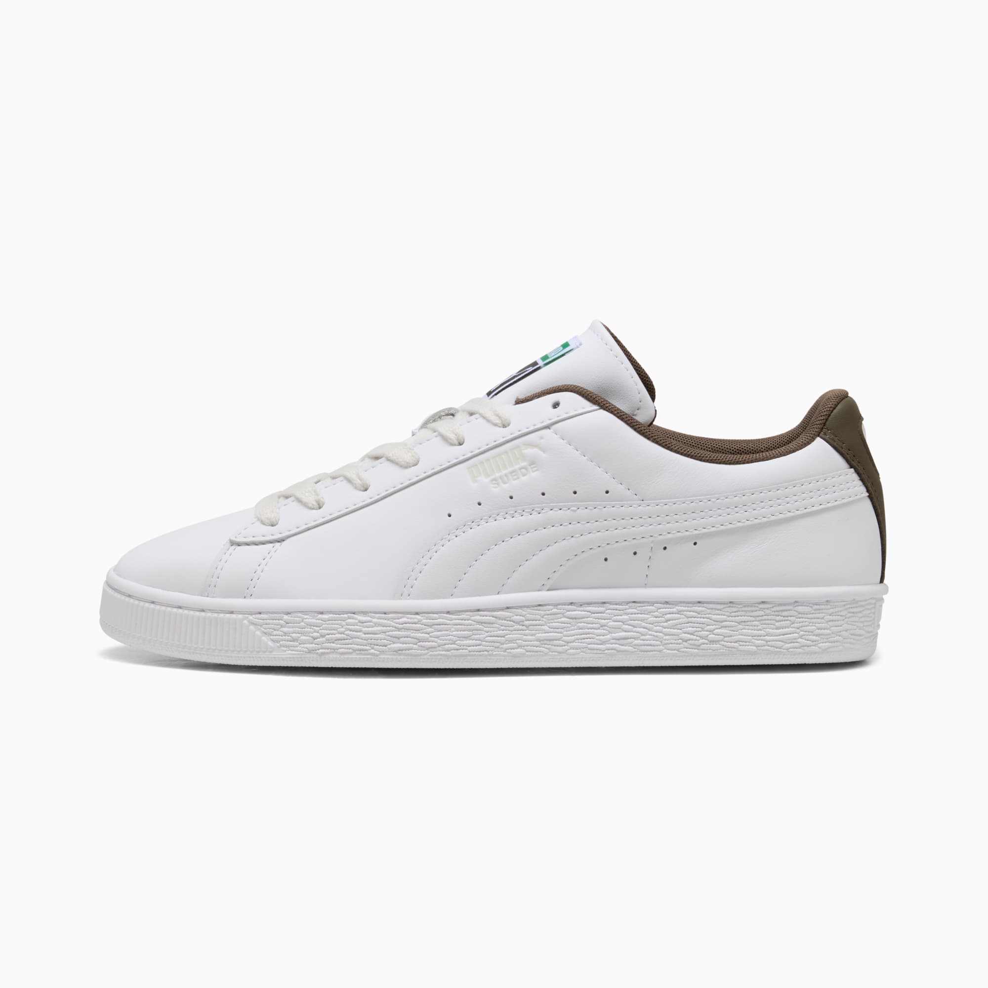 Suede Sneakers Unisex – PUMA White-Matte Bronze