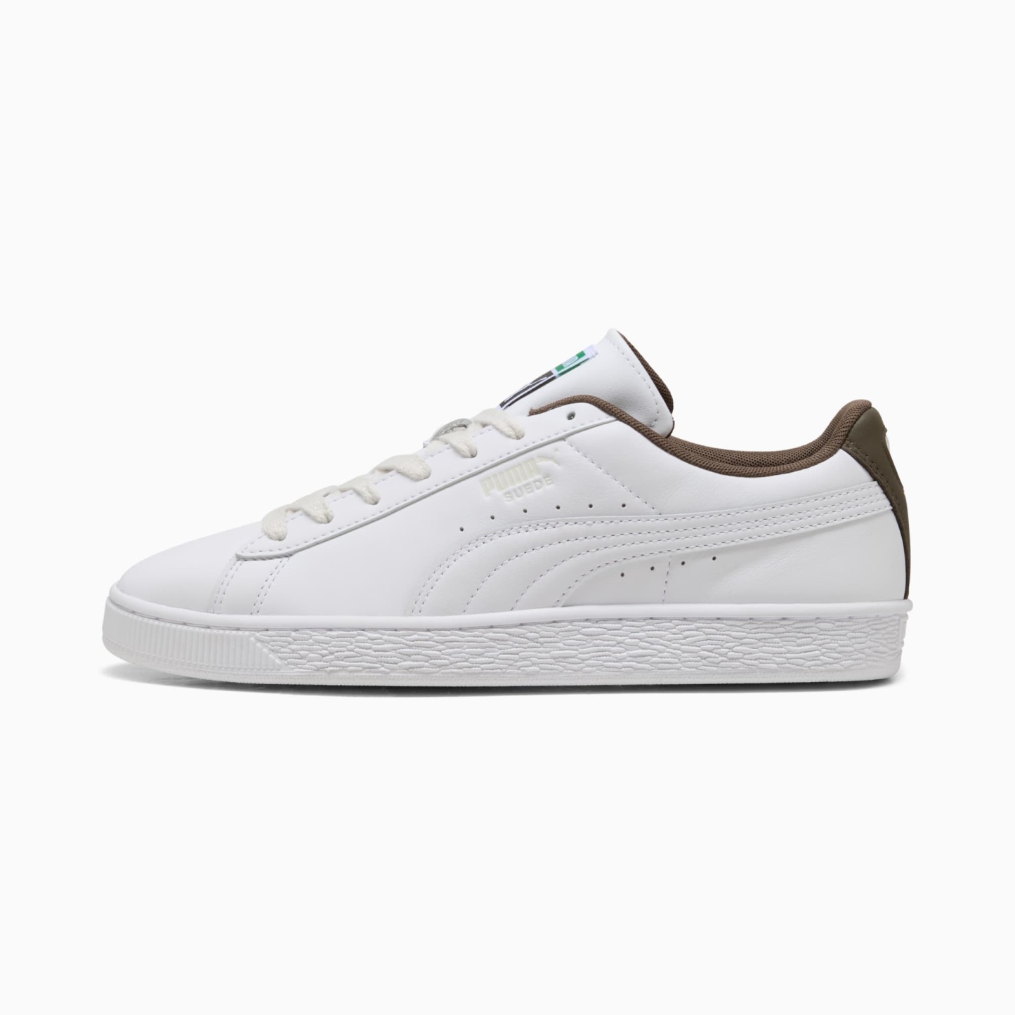 Suede Sneakers Unisex – PUMA White-Matte Bronze