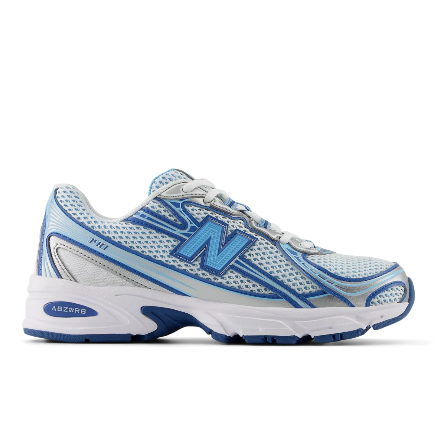 740 – BLUE AGATE with WHITE and Sky Blue