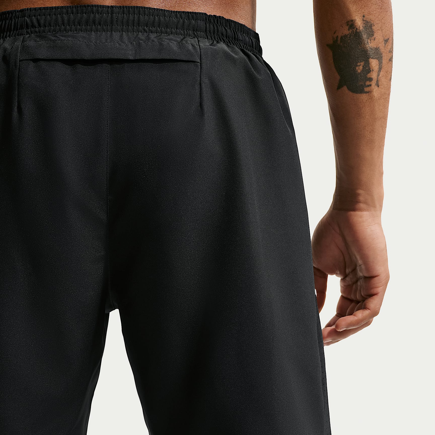 Nike Miler Men's Dri-FIT 18cm (approx.) Brief-Lined Running Shorts – Black/Black