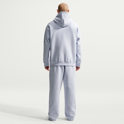 Nike Solo Swoosh Men's Pullover Hoodie – Football Grey/White