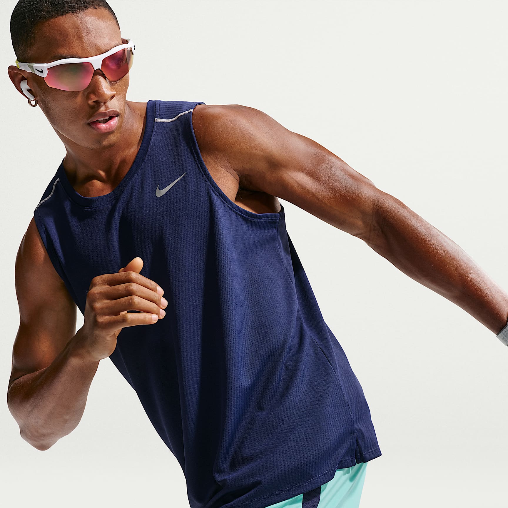 Nike Miler Men's Dri-FIT Running Tank Top – Midnight Navy