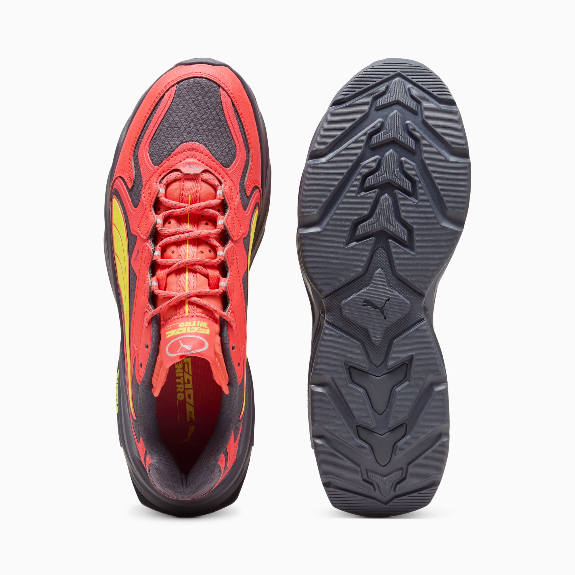 PUMA Fade Ripstop Sneakers Unisex – Red Glamour-Galactic Gray-Lemon Crush