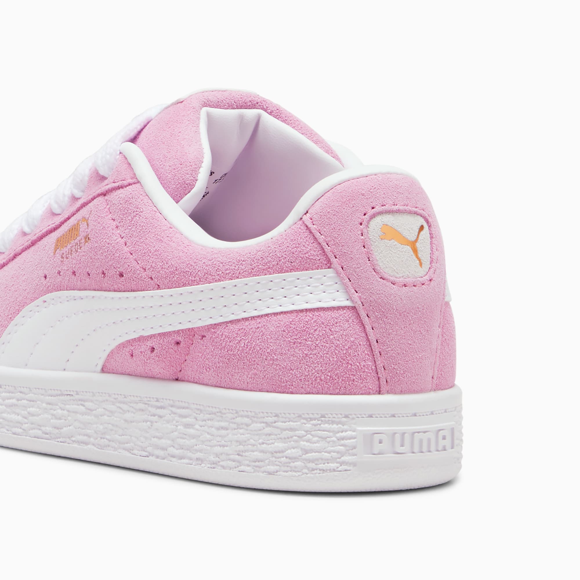 Suede XL Kids' Sneakers – Mauved Out-PUMA White