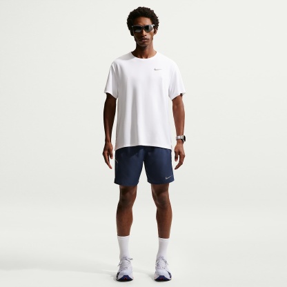 Nike Miler Men's Dri-FIT 18cm (approx.) Brief-Lined Running Shorts – Midnight Navy/Midnight Navy