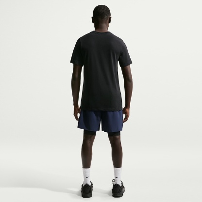 Nike Dri-FIT Men's Fitness T-Shirt – Black/White