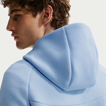 Nike Tech Men's Fleece Windrunner Full-Zip Jacket – Ice Blue/Black